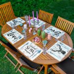 6'lı Mermer Zemin Üzerinde Özel Tasarım Amerikan Servis Seti Realhomes