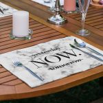 6'lı Mermer Zemin Üzerinde Özel Tasarım Amerikan Servis Seti Realhomes