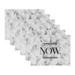 6'lı Mermer Zemin Üzerinde Özel Tasarım Amerikan Servis Seti Realhomes