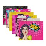 - Servis6li-Set463-Gorsel3 - Realhomes  6'lı Özel Tasarım Pop-Art Kız Desenli Amerikan Servis Seti Realhomes