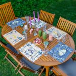 6'lı Kelebek Özel Tasarımlı Amerikan Servis Seti Realhomes