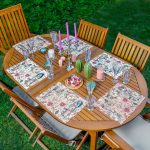 - Servis6li-Set468-Gorsel1 - Realhomes  6'lı Pastel Zemin Kurumuş Çiçek Çizimli Amerikan Servis Seti Realhomes