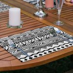 - Servis6li-Set47-Gorsel2 - Realhomes 6'lı Siyah Beyaz Etnik Tasarımlı Amerikan Servis Seti Realhomes