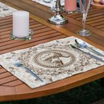 - Servis6li-Set470-Gorsel2 - Realhomes 6'lı Beyaz Zemin Etnik Kara Kalem Çizimli Amerikan Servis Seti Realhomes