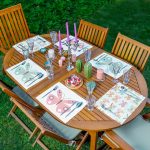 - Servis6li-Set474-Gorsel1 - Realhomes  6'lı Renkli Kelebekler Özel Tasarım Amerikan Servis Seti Realhomes