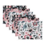 - Servis6li-Set476-Gorsel3 - Realhomes  6'lı Rengarenk Zemin Çiçek Temalı Amerikan Servis Seti Realhomes