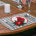 - Servis6li-Set483-Gorsel2 - Realhomes 6'lı Gri Ekose Zeminli Kuş Tasarımlı Amerikan Servis Seti Realhomes