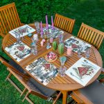 6'lı Bağ Evi Özel Tasarım Kış Temalı Amerikan Servis Seti Realhomes