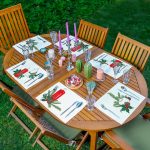 - Servis6li-Set496-Gorsel1 - Realhomes 6'lı Kırmızı Mum Şamdan Tasarımlı Amerikan Servis Seti Realhomes