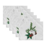 - Servis6li-Set496-Gorsel3 - Realhomes 6'lı Kırmızı Mum Şamdan Tasarımlı Amerikan Servis Seti Realhomes