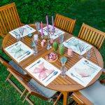 6'lı Renkli Suluboya Kelebek Çizimli Amerikan Servis Seti Realhomes