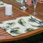 - Servis6li-Set499-Gorsel2 - Realhomes 6'lı Yeşil Egzotik Yaprak Tasarımlı Amerikan Servis Seti Realhomes