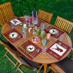 6'lı Kırmızı Ekose Mery Christmas Özel Tasarımlı Amerikan Servis Seti Realhomes