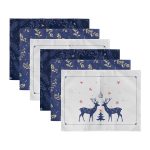 - Servis6li-Set506-Gorsel3 - Realhomes 6'lı Geyikli Çiçekli Yılbaşı Temalı Özel Tasarım Amerikan Servis Seti Realhomes