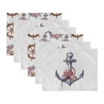 6'lı Çapa & Dümen Özel Tasarımlı Amerikan Servis Seti Realhomes