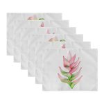 - Servis6li-Set513-Gorsel3 - Realhomes 6'lı Egzotik Yaprak Tasarımlı Amerikan Servis Seti Realhomes