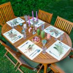 6'lı Kozalaklı Yaprak Tasarımlı Amerikan Servis Seti Realhomes