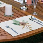 6'lı Kozalaklı Yaprak Tasarımlı Amerikan Servis Seti Realhomes