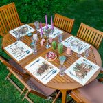 6'lı Özel Tasarım Mum & Kozalak Temalı Amerikan Servis Seti Realhomes