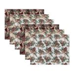 - Servis6li-Set520-Gorsel3 - Realhomes 6'lı Kozalak & Mum Tasarımlı Yılbaşı Temalı Amerikan Servis Seti Realhomes