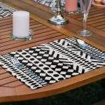 - Servis6li-Set523-Gorsel2 - Realhomes 6'lı Siyah Beyaz Etnik Geometrik Çizimli Amerikan Servis Seti Realhomes