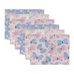 - Servis6li-Set553-Gorsel3 - Realhomes 6'lı Renkli Kelebekler Özel Tasarım Amerikan Servis Seti Realhomes