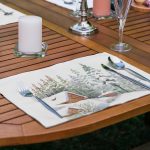 6'lı Geyikli Bağ Evi Kış Temalı Amerikan Servis Seti Realhomes