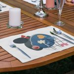 6'lı Özel Tasarım Onedraw Çizimli Amerikan Servis Seti Realhomes