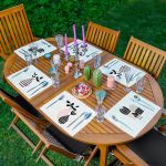 6'lı Kumlama Zemin Kaktüs Tasarımlı Amerikan Servis Seti Realhomes