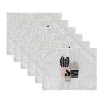 6'lı Kumlama Zemin Kaktüs Tasarımlı Amerikan Servis Seti Realhomes