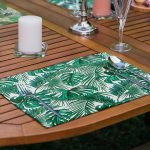 6'lı 3D Yaprak Tasarımlı Amerikan Servis Seti Realhomes