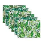 6'lı 3D Yaprak Tasarımlı Amerikan Servis Seti Realhomes