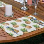 - Servis6li-Set7-Gorsel2 - Realhomes 6'lı Beyaz Zeminde Ananas Desenli Amerikan Servis Seti Realhomes