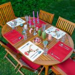 6'lı Geyik & Kırmızı Renkli Yılbaşı Temalı Amerikan Servis Seti Realhomes