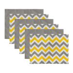 - Servis6li-Set73-Gorsel3 - Realhomes 6'lı Sarı Gri Zigzag Özel Tasarımlı Amerikan Servis Seti Realhomes