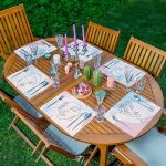 6'lı Onedraw Silüet Çizimli Özel Tasarım Amerikan Servis Seti Realhomes