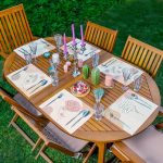 - Servis6li-Set87-Gorsel1 - Realhomes 6'lı Onedraw Silüet & Gül Tasarımlı Amerikan Servis Seti Realhomes