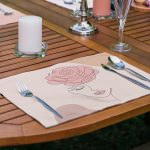 - Servis6li-Set87-Gorsel2 - Realhomes 6'lı Onedraw Silüet & Gül Tasarımlı Amerikan Servis Seti Realhomes