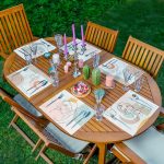 6'lı Onedraw Kadın Silüet Çizimli Özel Tasarım Amerikan Servis Seti Realhomes