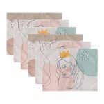 6'lı Onedraw Kadın Silüet Çizimli Özel Tasarım Amerikan Servis Seti Realhomes