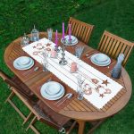 - ServisRunner-DuzRenkSet-10061-Tahta-Susler-Tasarimli-Dijital-Baskili-1-Adet-Runner-4-Adet-Kahve-Renkli-Amerikan-Servis - Realhomes ServisRunner-DuzRenkSet-10061 Realhomes