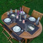 - ServisRunner-DuzRenkSet-10101-Lacivert-Zeminli-Ozel-Tasarimli-Dekoratif-1-Adet-Runner-4-Adet-Koyu-Menekse-Renkli-Amerikan-Servis - Realhomes ServisRunner-DuzRenkSet-10101 Realhomes