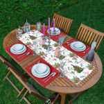 - ServisRunner-DuzRenkSet-10175-Ozel-Tasarim-Christmas-Temali-Dijital-Baskili-1-Adet-Runner-4-Adet-Kirmizi-Renkli-Amerikan-Servis - Realhomes ServisRunner-DuzRenkSet-10175 Realhomes