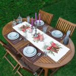 - ServisRunner-DuzRenkSet-10184-Ozel-Tasarim-Kurdeleli-Kozalak-Motifli-Dijital-Baskili-1-Runner-4-Adet-Gul-Renkli-Amerikan-Servis - Realhomes ServisRunner-DuzRenkSet-10184 Realhomes