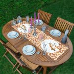 - ServisRunner-DuzRenkSet-10201-Beyaz-Zemin-Zurafa-Desenli-Dijital-Baskili-1-Adet-Runner-4-Adet-Acik-Kahve-Renkli-Amerikan-Servis - Realhomes ServisRunner-DuzRenkSet-10201 Realhomes