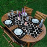 - ServisRunner-DuzRenkSet-2024-Siyah-Zemin-Ogea-Desenli-Dijital-Baskili-1-Adet-Runner-4-Adet-Siyah-Renkli-Amerikan-Servis - Realhomes ServisRunner-DuzRenkSet-2024 Realhomes