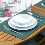 - ServisRunner-DuzRenkSet-2399-Ok-Motifli-Col-Bitkisi-Desenli-1-Adet-Runner-4-Adet-Yesil-Renkli-Amerikan-Servis-2 - Realhomes ServisRunner-DuzRenkSet-2399 Realhomes