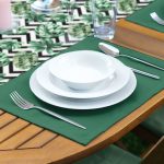 - ServisRunner-DuzRenkSet-2538-Zikzak-Siyah-Beyaz-Serit-Temali-Yaprak-Cizimi-1-Adet-Runner-4-Adet-Yesil-Renkli-Amerikan-Servis-2 - Realhomes ServisRunner-DuzRenkSet-2538 Realhomes