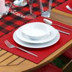 - ServisRunner-DuzRenkSet-3057-Siyah-Kirmizi-Ekose-Desenli-Yilbasi-Temali-1-Adet-Runner-4-Adet-Kirmizi-Renkli-Amerikan-Servis-2 - Realhomes ServisRunner-DuzRenkSet-3057 Realhomes