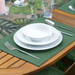 - ServisRunner-DuzRenkSet-3329-Cuval-Zeminli-Palmiye-Yapraklari-Ozel-Tasarim-1-Runner-4-Adet-Koyu-Yesil-Renkli-Amerikan-Servis-2 - Realhomes ServisRunner-DuzRenkSet-3329 Realhomes